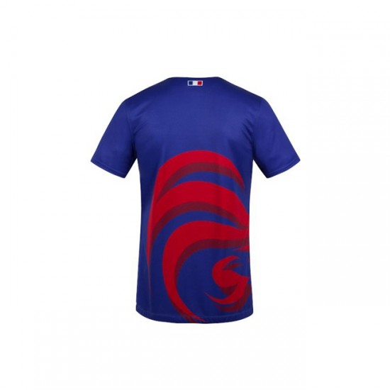 Camisola Francesa Rugby 7S Equipamento Primeiro 2020-2021 Manga Curta